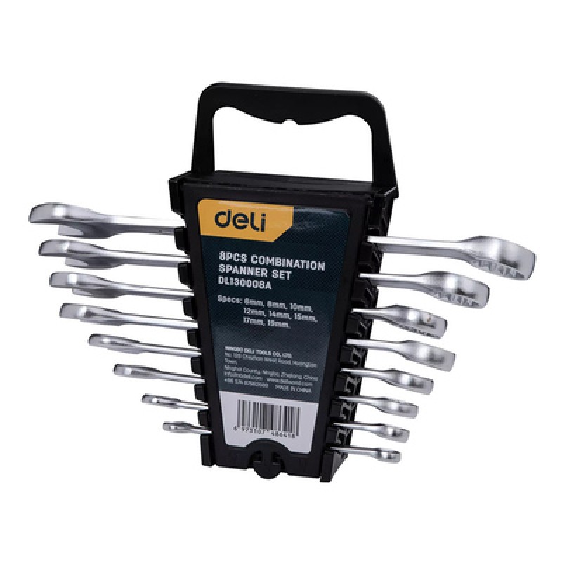 DELI DELI σετ γερμανοπολύγωνα κλειδιά DL130008A, 6-19mm, 8τμχ