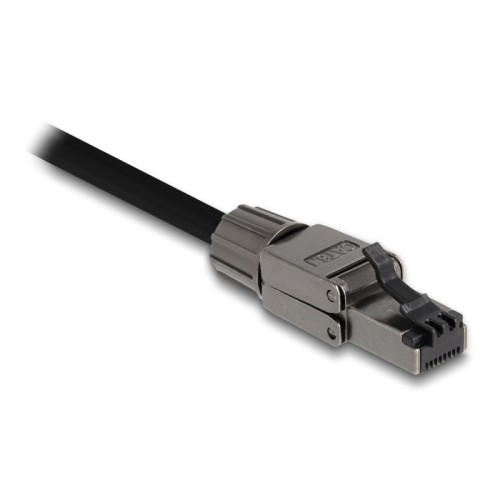 DELOCK DELOCK βύσμα RJ45 CAT 8.1 STP 86514, tool-free, γκρι