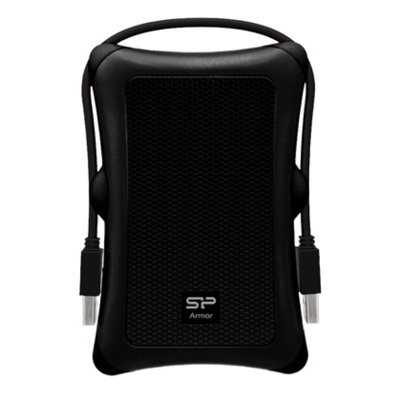 SILICON POWER SILICON POWER εξωτερικός HDD Armor A30, 1TB, USB 3.2, μαύρος