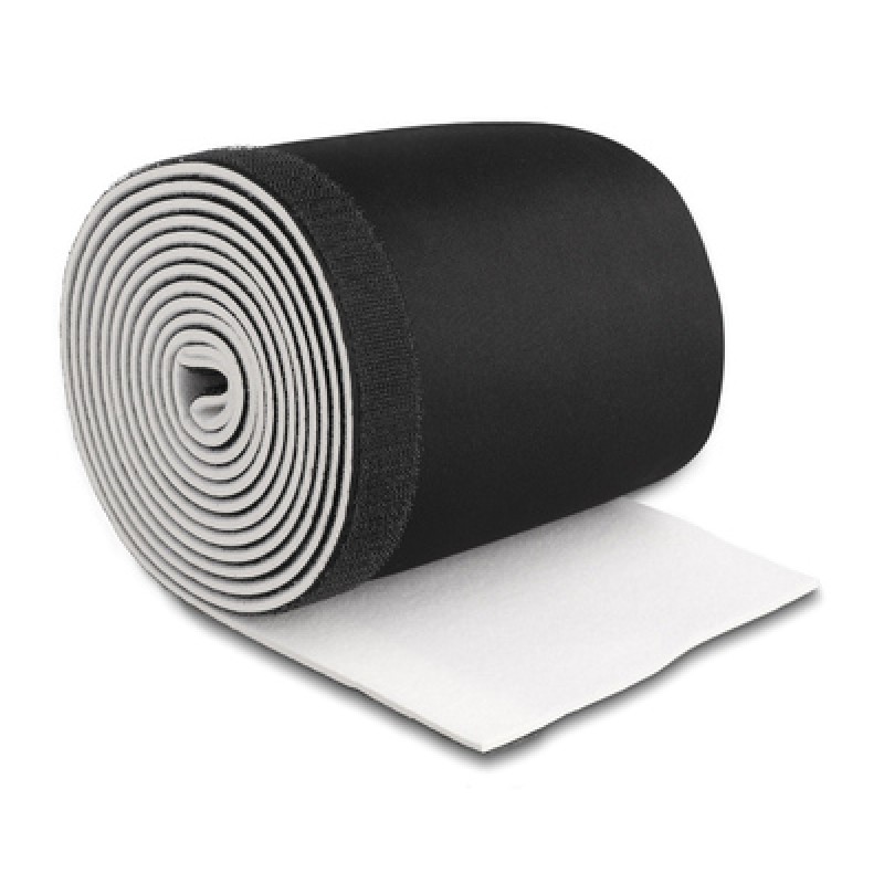 UNBRANDED Ταινία νεοπρενίου τύπου Velcro TIES-038, 13.5cm, 3m, μαύρη/λευκή