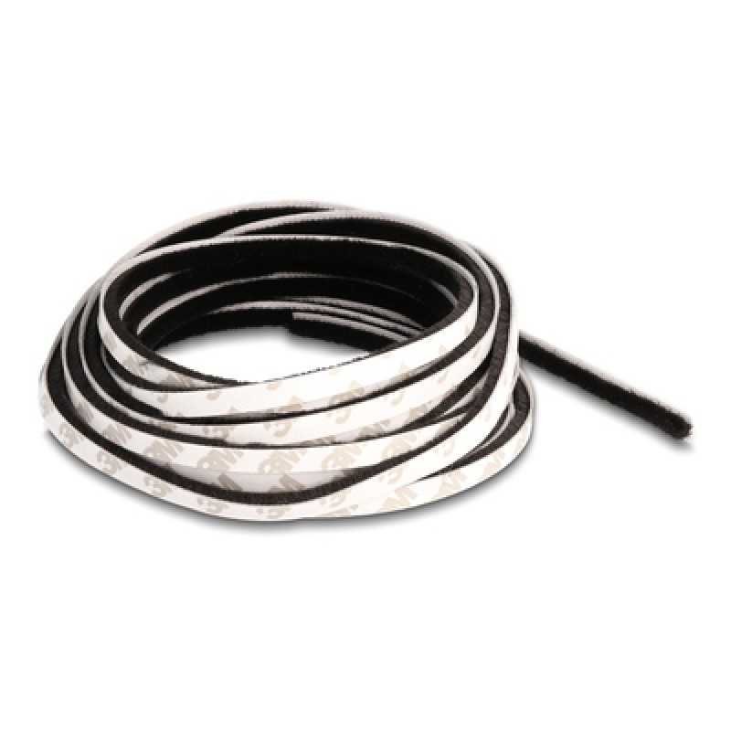 DELOCK DELOCK αυτοκόλλητη μονωτική ταινία 66892 για παράθυρα, 5mm, 5m, μαύρη