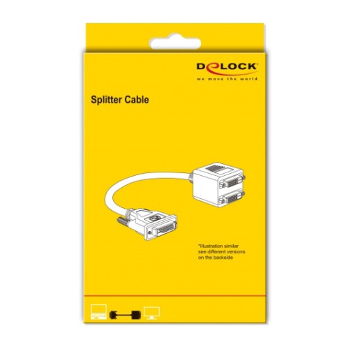 DELOCK DELOCK HDMI splitter 65226 με Ethernet, 2 σε 1, 1080p, μαύρο