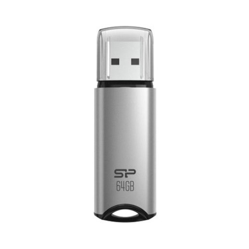 SILICON POWER SILICON POWER USB Flash Drive Marvel M02, 64GB, USB 3.2, γκρι