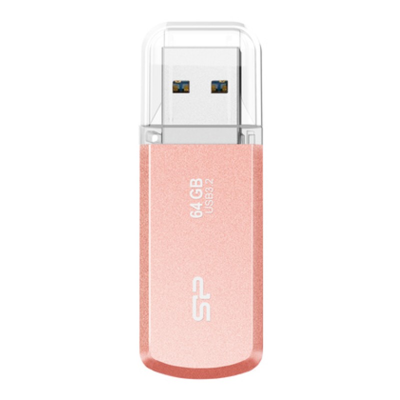 SILICON POWER SILICON POWER USB Flash Drive Helios 202, 64GB, USB 3.2, ροζ χρυσό