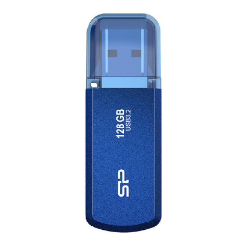 SILICON POWER SILICON POWER USB Flash Drive Helios 202, 128GB, USB 3.2, μπλε