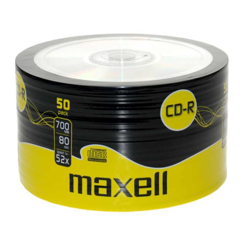 Maxell MAXELL CD-R 700ΜΒ/80min, 52x speed, spindle pack 50τμχ