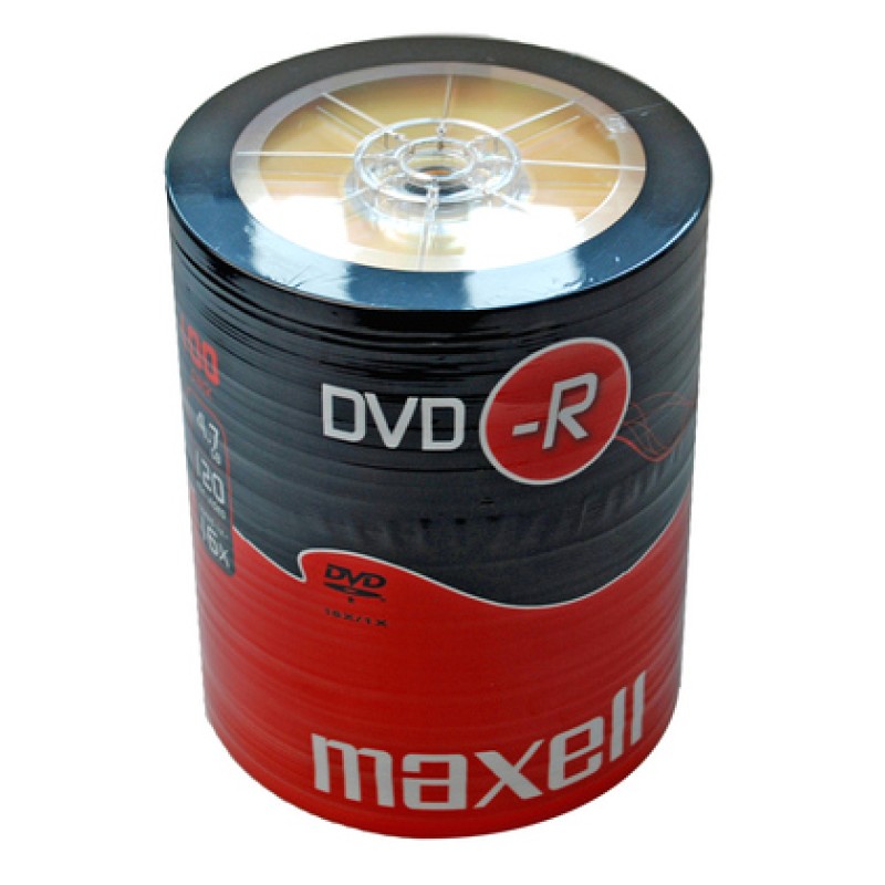 Maxell MAXELL DVD-R 4.7GB/120min, 16x speed, spindle pack 100τμχ