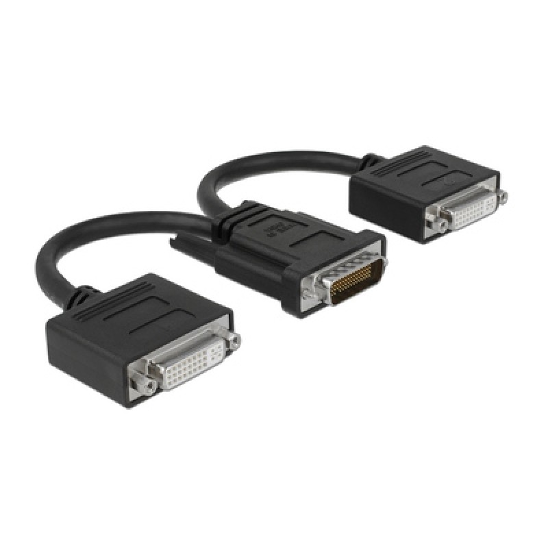 DELOCK DELOCK αντάπτορας DMS-59 σε 2x DVI 65281, 20cm, μαύρος