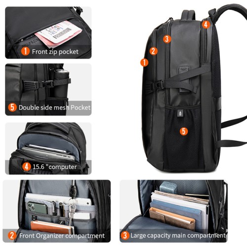 Arctic Hunter ARCTIC HUNTER τσάντα πλάτης B00388 με θήκη laptop 15.6