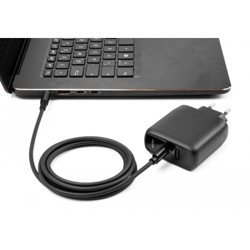 DELOCK DELOCK καλώδιο τροφοδοσίας 87974, USB-C σε Dell 4.5x3mm, 1.5m, μαύρο
