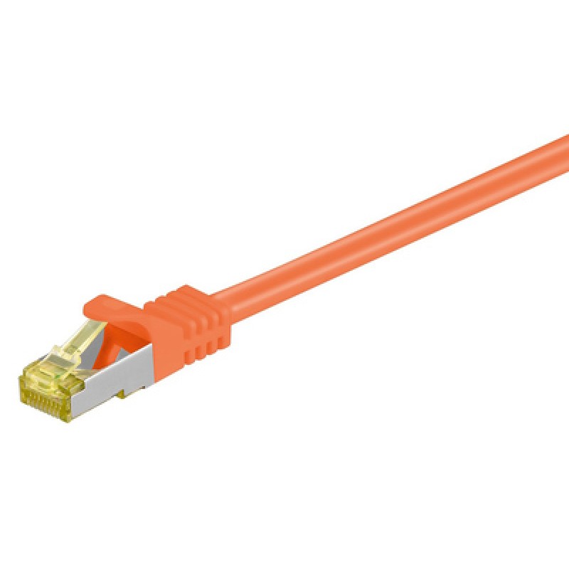 GOOBAY GOOBAY καλώδιο S/FTP CAT 7 91570, AWG 26/7, copper, 0.25m, πορτοκαλί