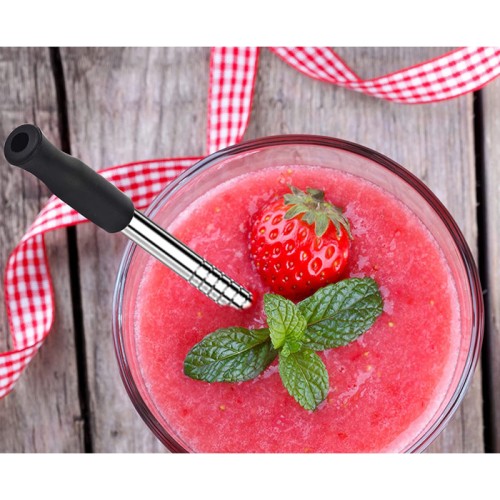 Powertech POWERTECH στόμιο σιλικόνης για μεταλλικά καλαμάκια CLN-0046, 20τμχ