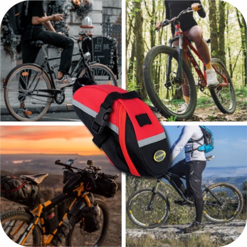 SVENSSON SVENSSON τσαντάκι σέλας ποδηλάτου RIDER104, 0.8l, αδιάβροχο, κόκκινο