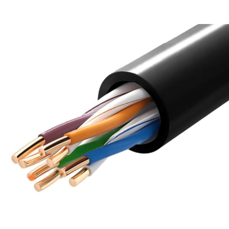 Powertech POWERTECH καλώδιο δικτύου CAB-N289, Cat 5e U/UTP, CCA 26AWG, 100m, μαύρο