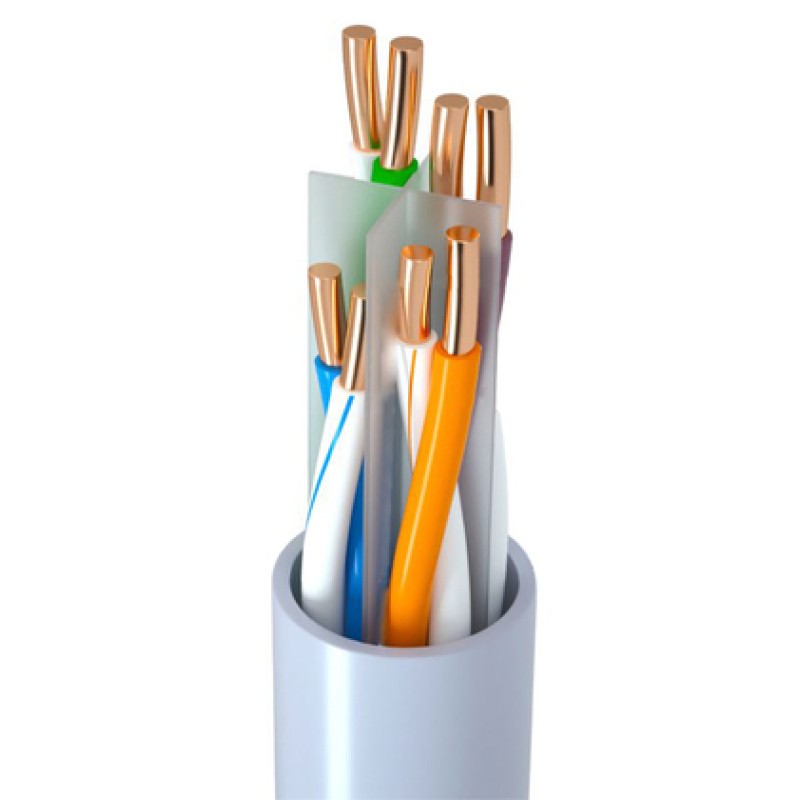 Powertech POWERTECH καλώδιο δικτύου CAB-N291, Cat 6 U/UTP, CCA, 24AWG, 100m, γκρι