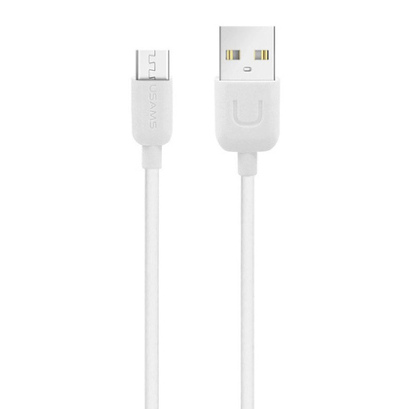 USAMS USAMS καλώδιο Micro USB σε USB US-SJ098, 10.5W, 1m, λευκό