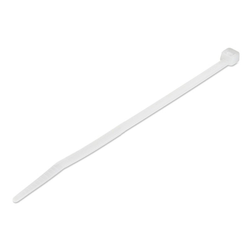 Powertech POWERTECH δεματικά καλωδίων TIES-047, 200x3.6mm, λευκά, 100τμχ