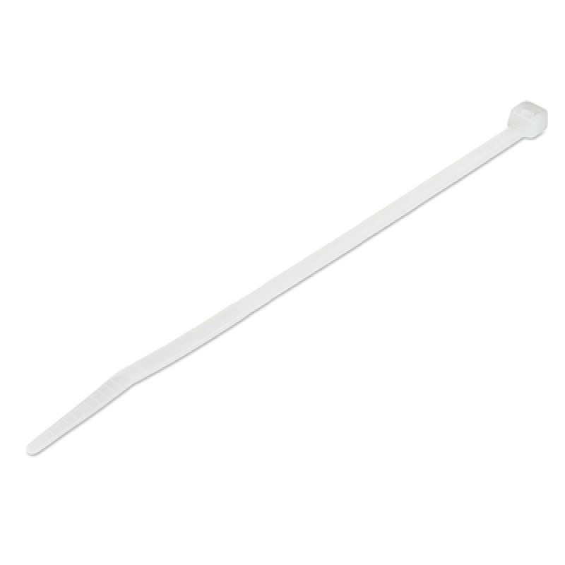 Powertech POWERTECH δεματικά καλωδίων TIES-057, 350x4.8mm, λευκά, 100τμχ