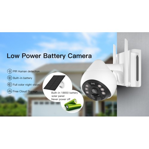 VSTARCAM VSTARCAM smart ηλιακή κάμερα CB69, 10000mAh, IP66, 3MP, WiFi, PTZ