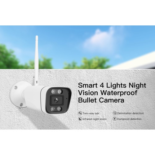 VSTARCAM VSTARCAM smart IP κάμερα CS58, IP66, 3MP, WiFi, ανίχνευση καπνού