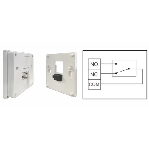 Powertech POWERTECH ψηφιακός θερμοστάτης χώρου PT-1046, αερίου, RF, λευκός