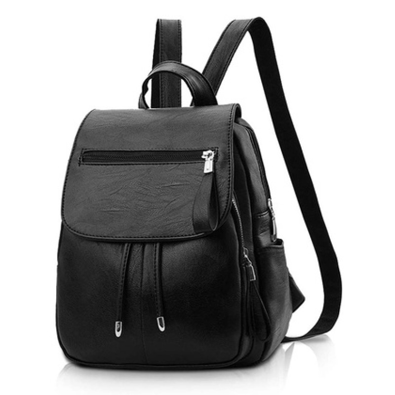 ROXXANI ROXXANI γυναικεία τσάντα πλάτης LBAG-0018, μαύρη