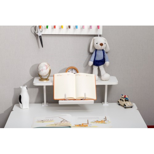 Brateck BRATECK ράφι παιδικού γραφείου E611 με βάση βιβλίου, 60x214x295mm, λευκό