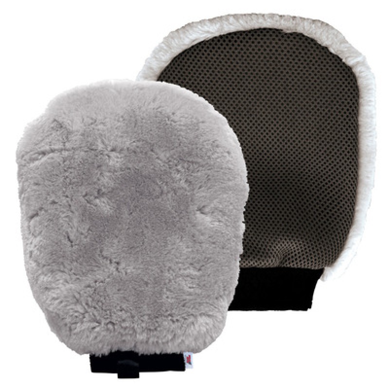 MOJE AUTO MOJE AUTO γάντι καθαρισμού αυτοκινήτου 19-639, μάλλινο, 18x26cm, γκρι