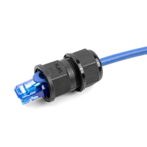 DELOCK DELOCK σύνδεσμος για RJ45 86995, αδιάβροχος IP67, μαύρος