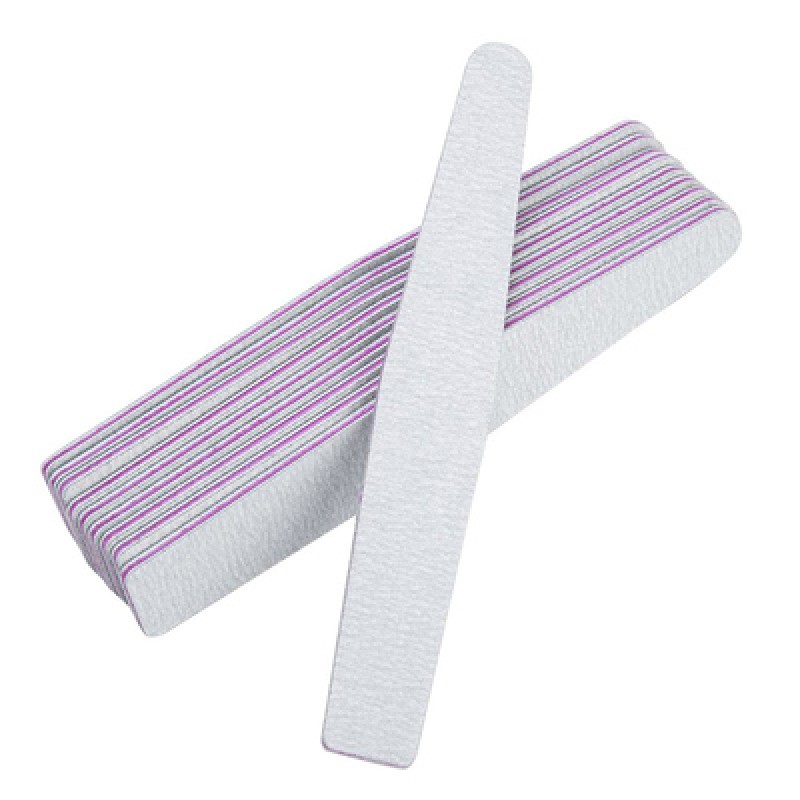 UNBRANDED Λίμες νυχιών BTHU-0032, 2 όψεων, ρόμβος, 100/180, γυαλόχαρτο, 25τμχ