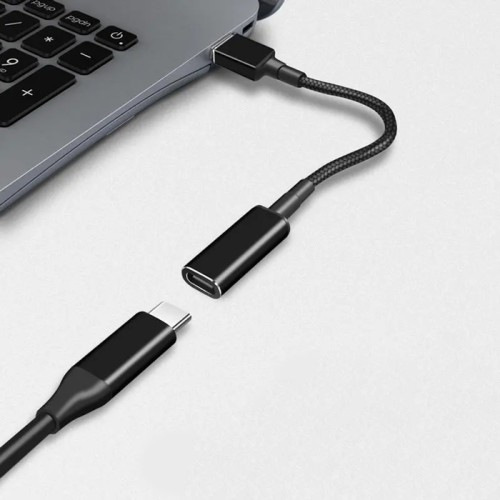 Powertech POWERTECH καλώδιο τροφοδοσίας CAB-UC077, USB-C σε slim tip Lenovo, μαύρο