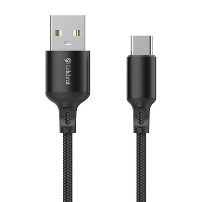 CELEBRAT CELEBRAT καλώδιο USB-C σε USB CB-32, 3A, 1m, μαύρο