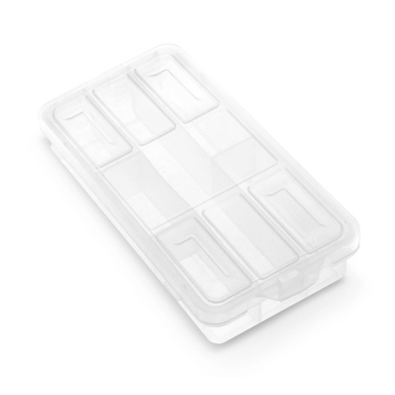 KISTENBERG KISTENBERG πλαστική ταμπακιέρα KKNO2010, 6 θέσεων, 180x90x35mm, διάφανη