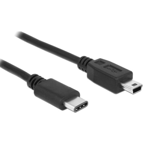 Powertech POWERTECH καλώδιο USB-C σε USB Mini CAB-UC079, 1.5m, μαύρο