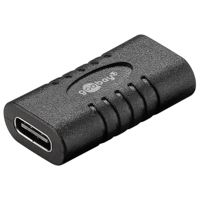 GOOBAY GOOBAY αντάπτορας USB-C 45401, θηλυκό σε θηλυκό, 5Gbit/s, 60W, μαύρος