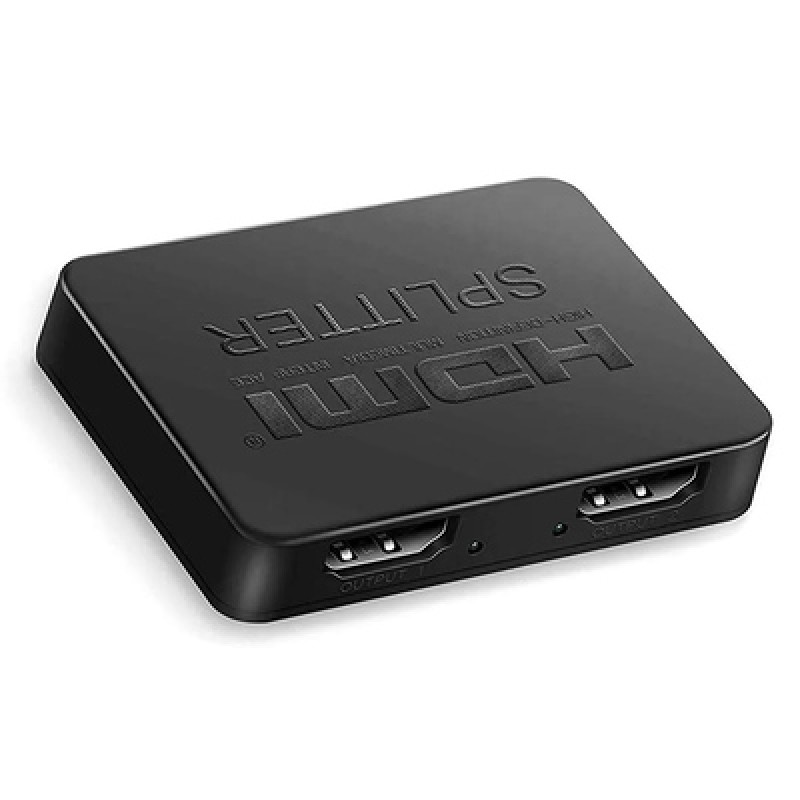 Powertech POWERTECH HDMI splitter CAB-H163, 1-in σε 2-out, 4K/30Hz, HDR/HDCP, μαύρο