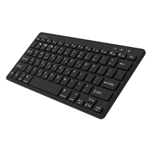 Powertech POWERTECH ασύρματο πληκτρολόγιο PT-1153, 2.4GHz & Bluetooth, μαύρο
