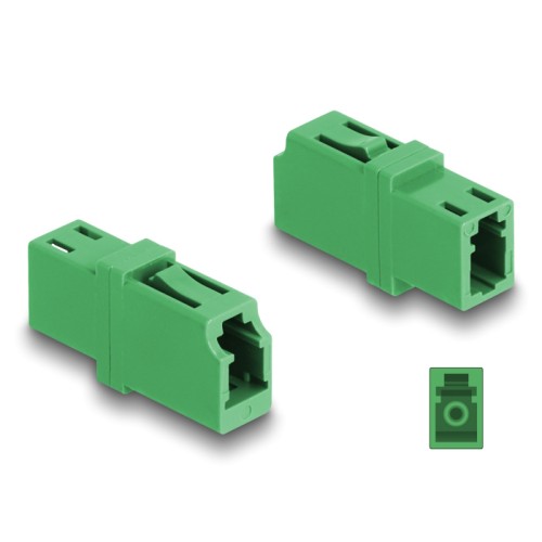 DELOCK DELOCK σύνδεσμος οπτικής ίνας LC Simplex 87984, πράσινος