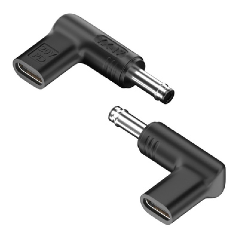Powertech POWERTECH αντάπτορας τροφοδοσίας YX-17, USB-C σε HP 4.8x1.7mm, μαύρος