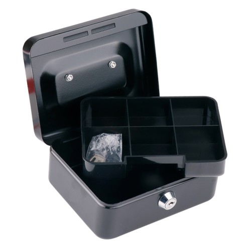 MP MP κουτί ταμείου με κλειδί PA214-02 με θήκη & λαβή, μεταλλικό, 19x14cm