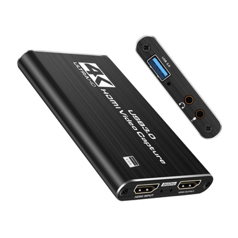 Powertech POWERTECH video capture CAB-H164, HDMI/USB σύνδεση, 4K/60Hz, μαύρο