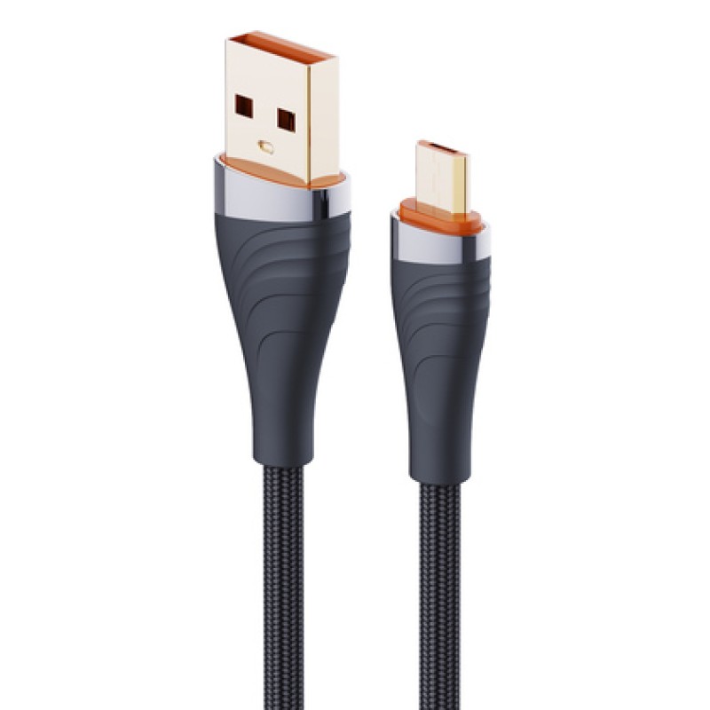 LDNIO LDNIO καλώδιο micro USB σε USB LS691, 30W, 1m, γκρι