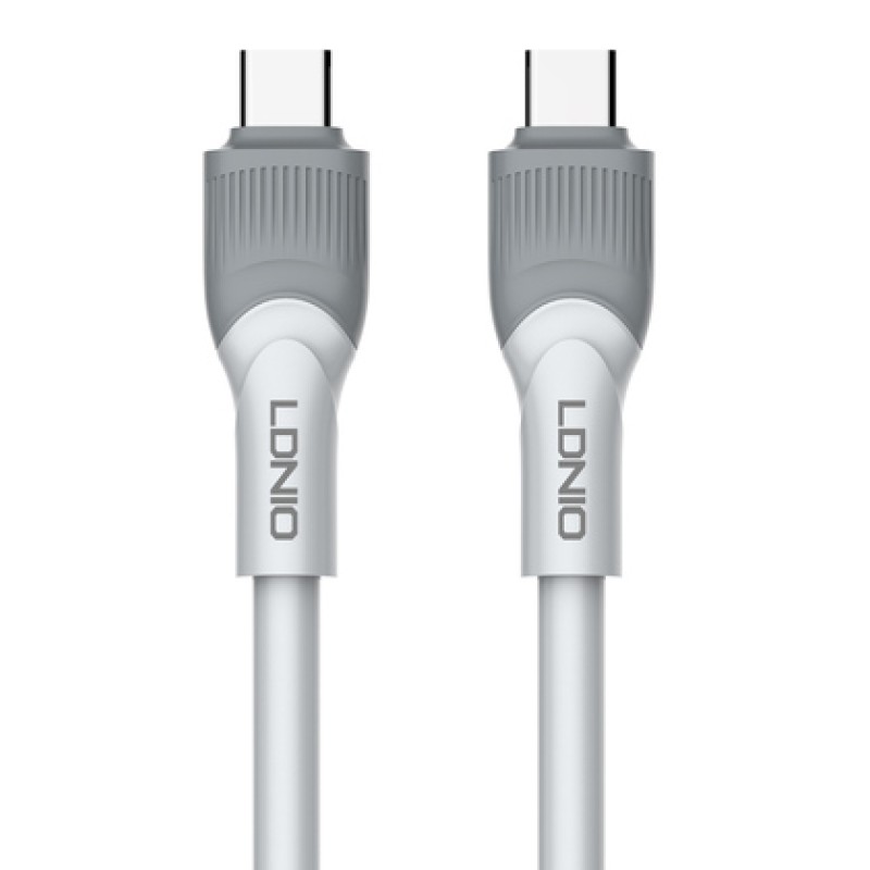 LDNIO LDNIO καλώδιο USB-C σε USB-C LC601C, 100W PD, 1m, γκρι
