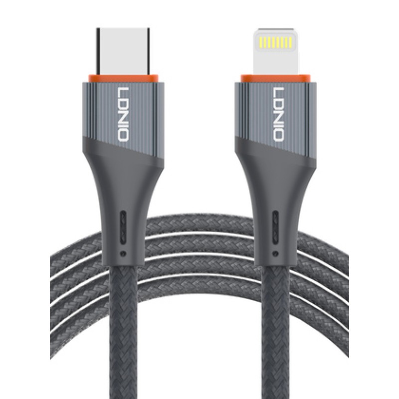 LDNIO LDNIO καλώδιο Lightning σε USB-C LC631I, 30W PD, 1m, γκρι