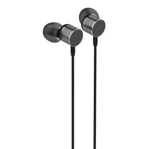 LDNIO LDNIO earphones με μικρόφωνο HP04, 3.5mm σύνδεση, Φ10mm, 1.2m, γκρι