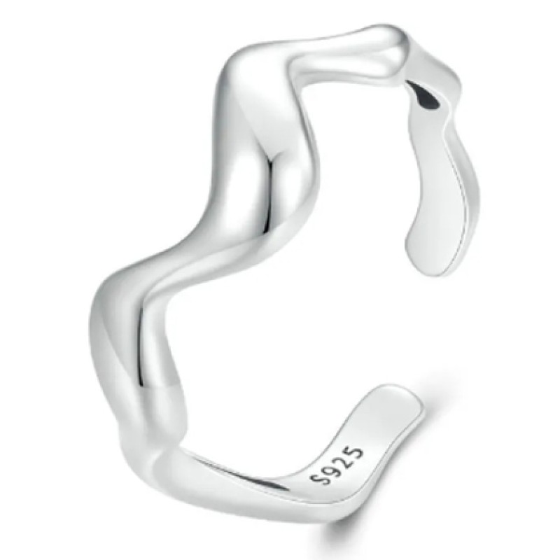 BAMOER BAMOER δαχτυλίδι SCR954-E, ανοιγόμενο, ασήμι 925, ασημί