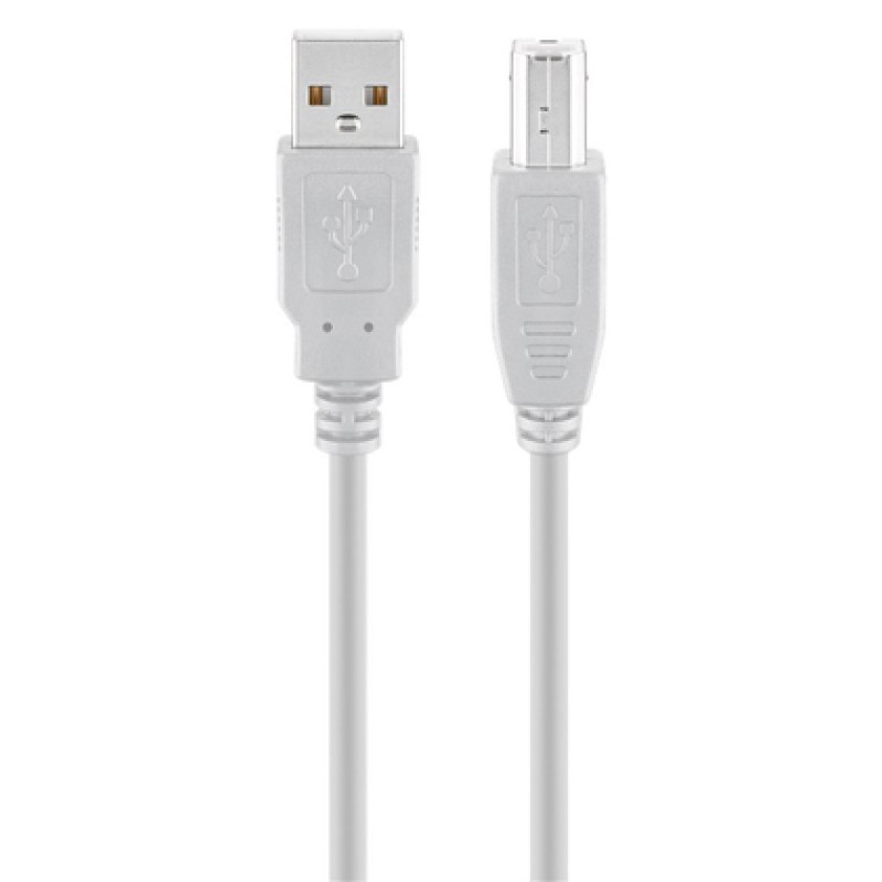 GOOBAY GOOBAY καλώδιο USB σε USB Type B 68712, 1.8m, 480Mbps, γκρι