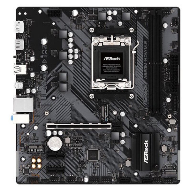 ASROCK ASROCK μητρική A620M-HDV/M.2, 2x DDR5, AM5, USB 3.2, mATX