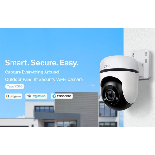 TP-Link TP-LINK smart κάμερα Tapo C500, 1080p, PTZ, Wi-Fi, IP65, Ver. 1.0