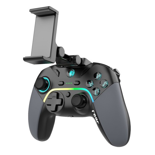 Roar ROAR ασύρματο gamepad RR-0022, Switch/PC/iOS/Android, Bluetooth, μαύρο